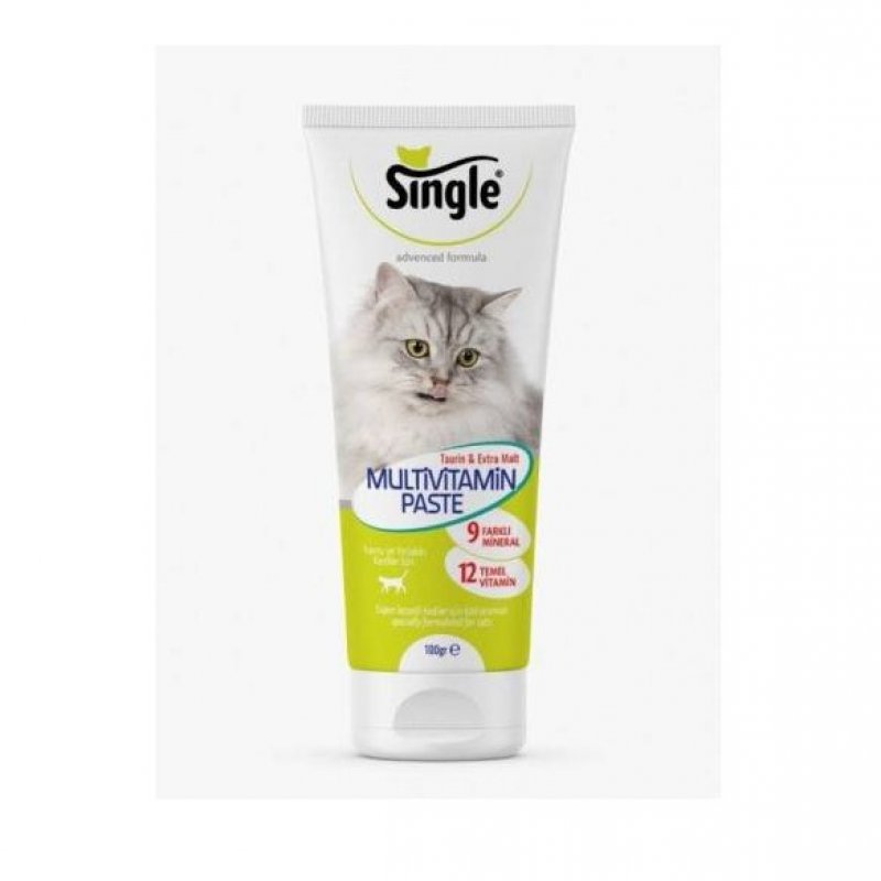 Single Kedi Multivitamin İçerikli Macun 100 Gr