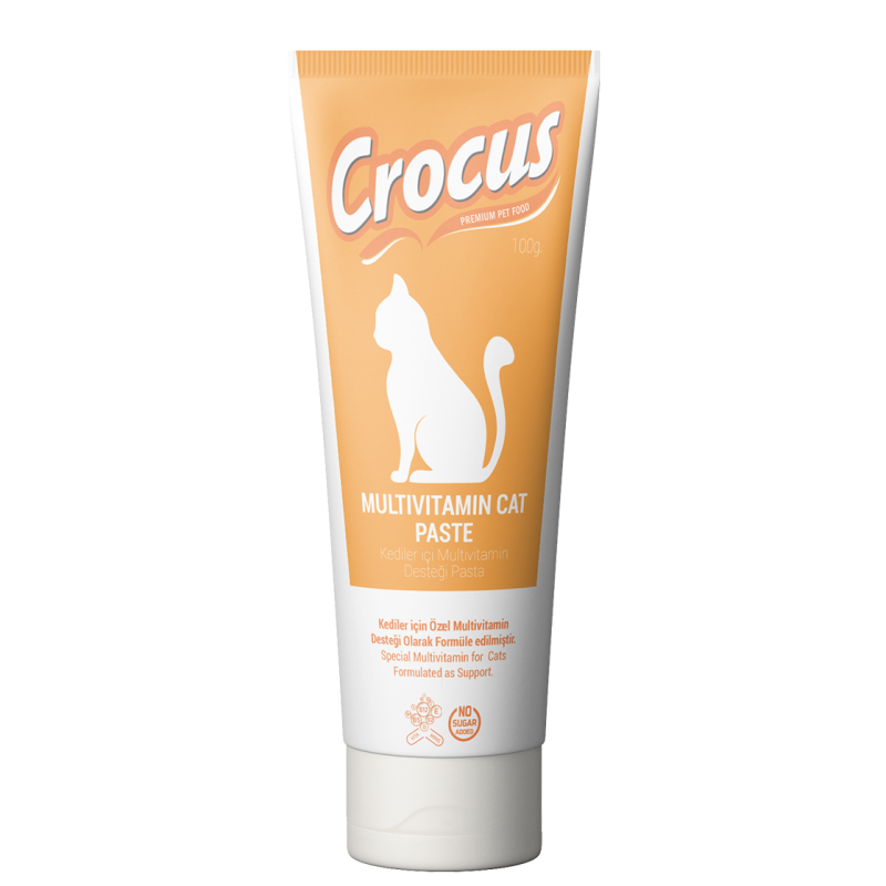 Crocus Multivitamin Kedi Paste Macun 100 Gr