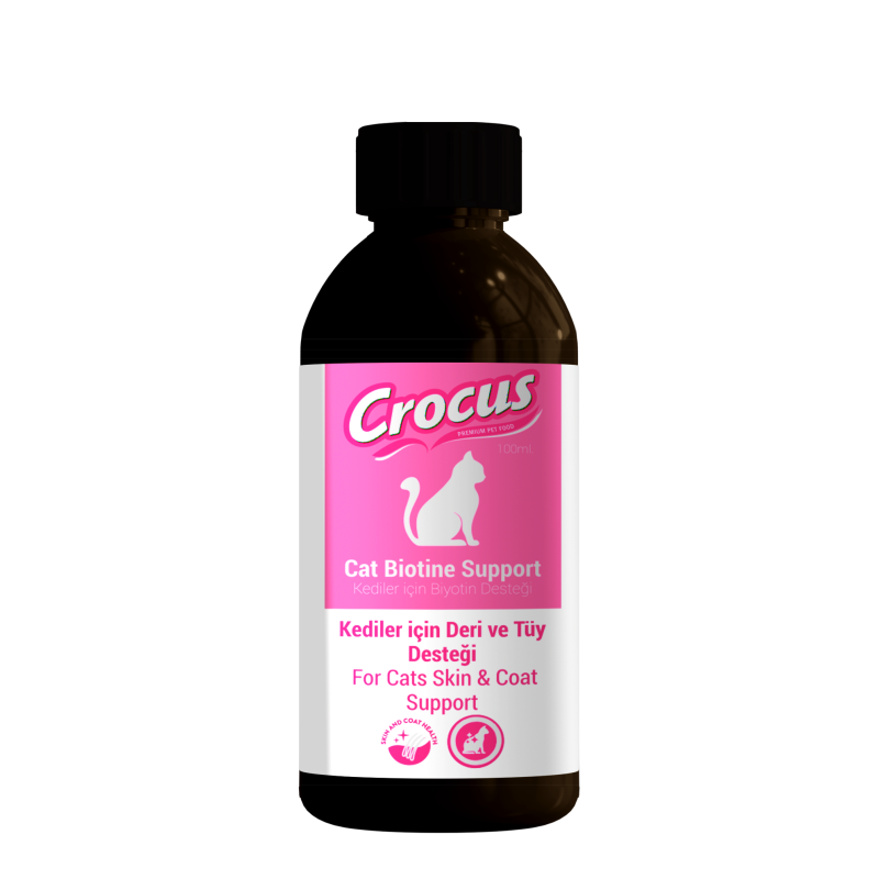 Crocus Biotine Support Deri ve Tüy Sağlığı Kedi Damlası 100 ML