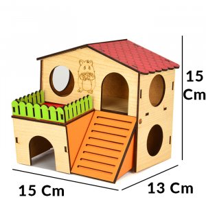 Flip Hamster Evi 2 Katlı Medium