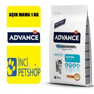 Advance Kitten Tavuklu Yavru Kedi Maması 1 Kg (AÇIK PAKET)