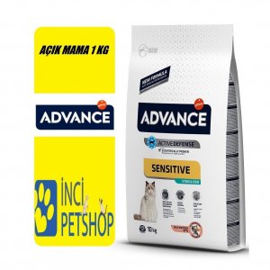 Advance Somonlu Kısırlaştırılmış Kedi Maması 1 Kg (AÇIK PAKET)