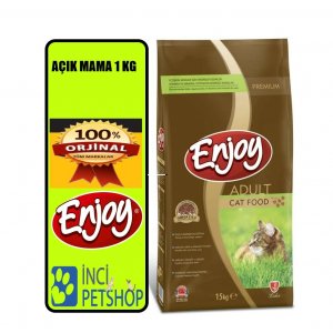 ENJOY TAVUK ETLİ YETİŞKİN AÇIK KEDİ MAMASI 1 KG