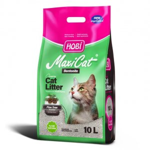 Hobi Maxicat Çam Kokulu Bentonit Kedi Kumu 10 Litre