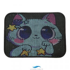 Elekli Kedi Tuvalet Önü Paspası 58x 43 cm