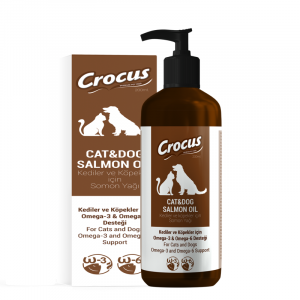 Crocus Salmon Oil Kedi ve Köpek Somon Yağı 200 ML