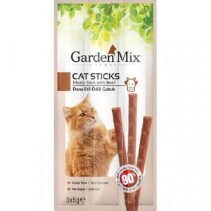 Garden Mix Dana Etli Tahılsız Kedi Stick Ödül 3x5 Gr